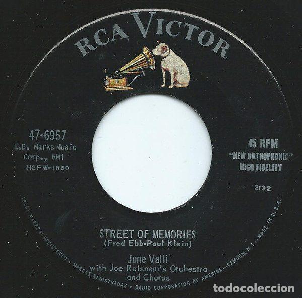 Vinyl-Schallplatten: June Valli &ndash; Street Of Memories / Another Man Gone (Vinyl, RCA Victor 47-6957)