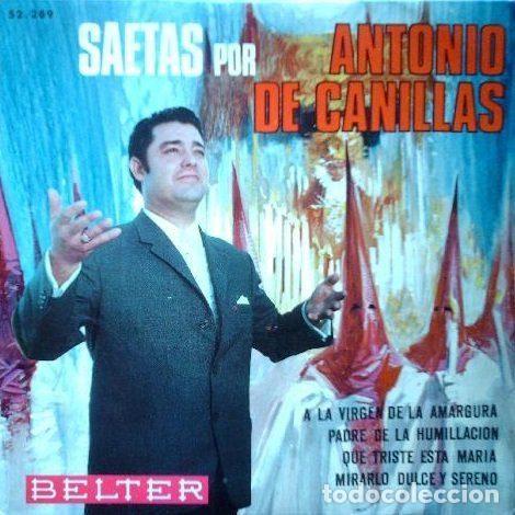 Disques de vinyle: Antonio de Canillas &ndash; Saetas por Antonio de Canillas (Vinyl, Belter 52.289)