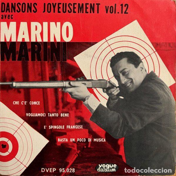 Disques de vinyle: Marino Marini &ndash; Dansons Joyeusement Vol. 12 (Vinyl, Vogue Durium DVEP 95.028)