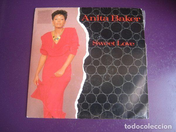 Discos de vinil: Anita Baker &ndash; Sweet Love / What Your Step (Vinyl, Elektra 969557-7)
