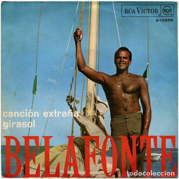 Disques de vinyle: Harry Belafonte &ndash; Canci&oacute;n Extra&ntilde;a / Girasol (Vinyl, RCA Victor 3-10255)
