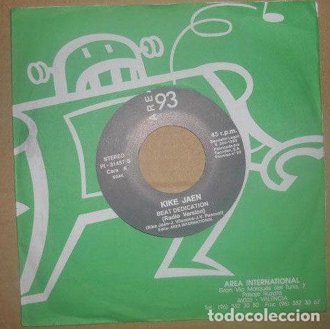 Discos de vinil: Kike Jaen &ndash; Beat Dedication (Vinyl, Area International PI 31457-S)