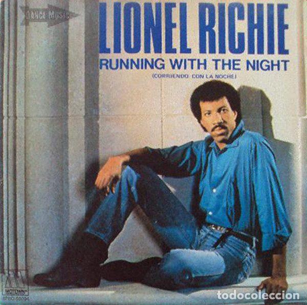 Vinyl records: Lionel Richie &ndash; Running With The Night = Corriendo Con La Noche (Vinyl, Motown SPBO-60094)