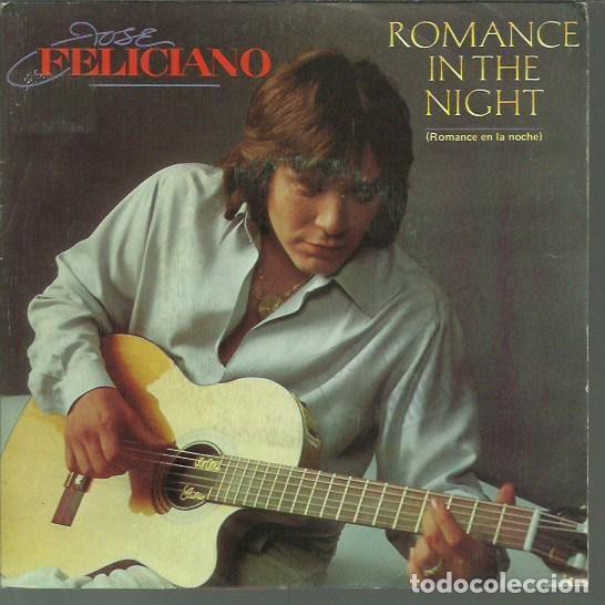 Discos de vinil: Jos&eacute; Feliciano &ndash; Romance In The Night = Romance En La Noche (Vinyl, Motown SPBO-60154)