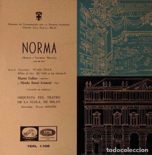 Disques de vinyle: Maria Callas, Nicola Rossi-Lemeni Con La, Orquesta Del Teatro De La Scala, De Mil&aacute;n &ndash; Norma...