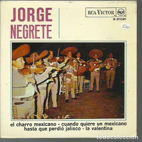Disques de vinyle: Jorge Negrete &ndash; El Charro Mexicano (Vinyl, RCA Victor 3-21021)