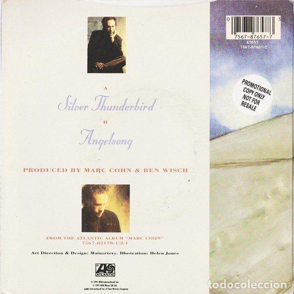 Discos de vinilo: Marc Cohn &ndash; Silver Thunderbird (Vinyl, Atlantic A7657) - Foto 2