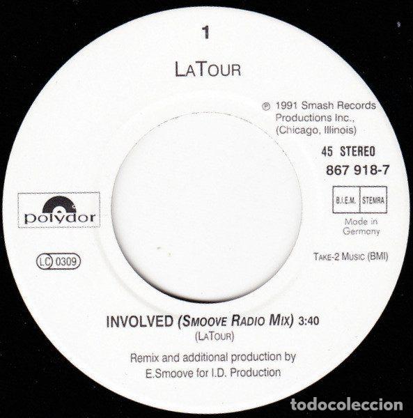 Discos de vinilo: LaTour &ndash; Involved (Vinyl, Polydor 867 918-7) - Foto 3