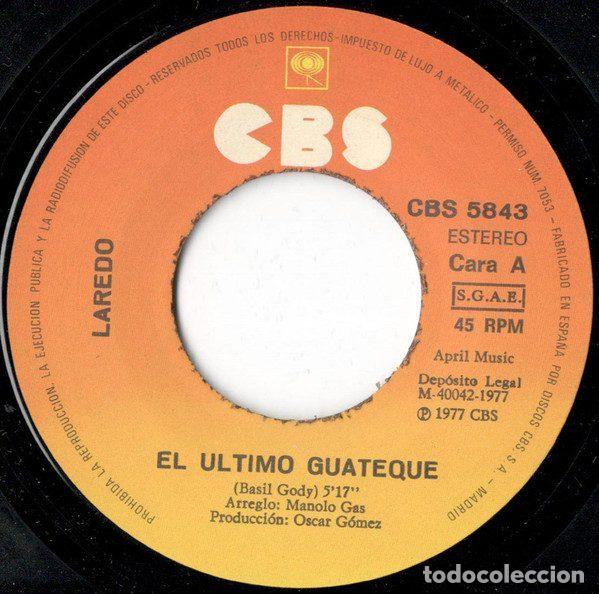 Discos de vinilo: Laredo &ndash; El Ultimo Guateque (Vinyl, CBS CBS 5843) - Foto 3