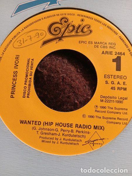 Vinyl records: Princess Ivori &ndash; Wanted (Vinyl, Epic ARIE 2464)