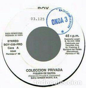 Dischi in vinile: Colecci&oacute;n Privada &ndash; Figurin De Barra / Movimientos Acompasados (Vinyl, Boy Records BOY-039-PRO)