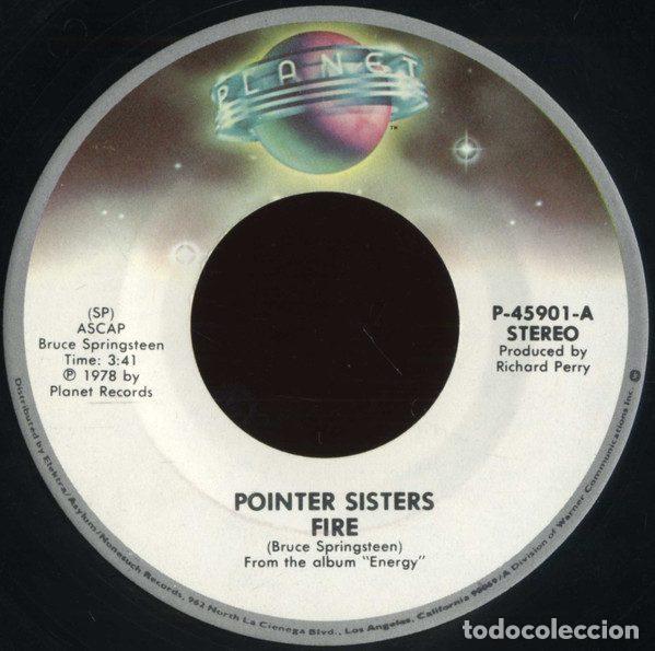 Discos de vinilo: Pointer Sisters &ndash; Fire (Vinyl, Planet P-45901) - Foto 3