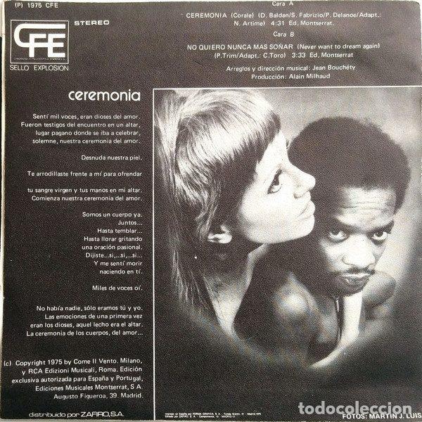 Discos de vinilo: Phil Trim &ndash; Ceremonia (Vinyl, Explosi&oacute;n E-34539) - Foto 2