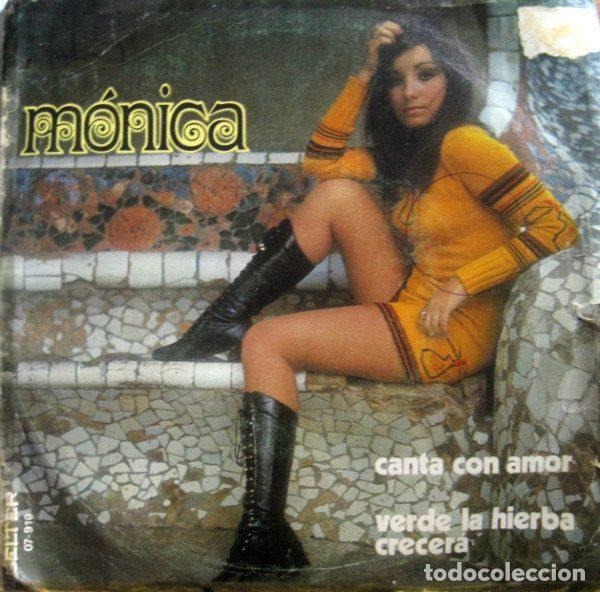 Vinyl-Schallplatten: M&oacute;nica &ndash; Canta Con Amor / Verde La Hierba Crecera (Vinyl, Belter 07-910)