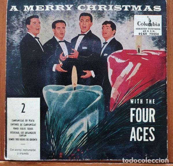 Disques de vinyle: The Four Aces &ndash; A Merry Christmas (Vinyl, Columbia ECGE 70454)