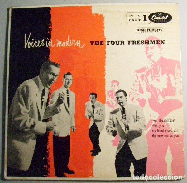 Disques de vinyle: The Four Freshmen &ndash; Voices In Modern (Part 1) (Vinyl, Capitol Records EAP 1-522)