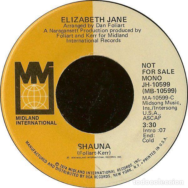 Discos de vinil: Elizabeth Jane &ndash; Shauna (Vinyl, Midland International JH-10599)