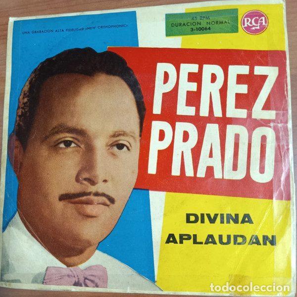 Discos de vinil: Perez Prado &ndash; Divina / Aplaudan (Vinyl, RCA 3-10064)