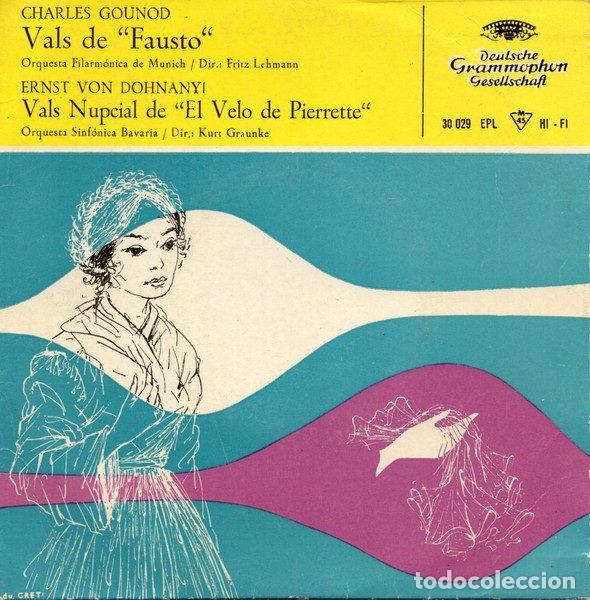 Discos de vinil: Charles Gounod / Ernst Von Dohnanyi, Orquesta Filarm&oacute;nica de Munich / Fritz Lehmann / Orquesta...