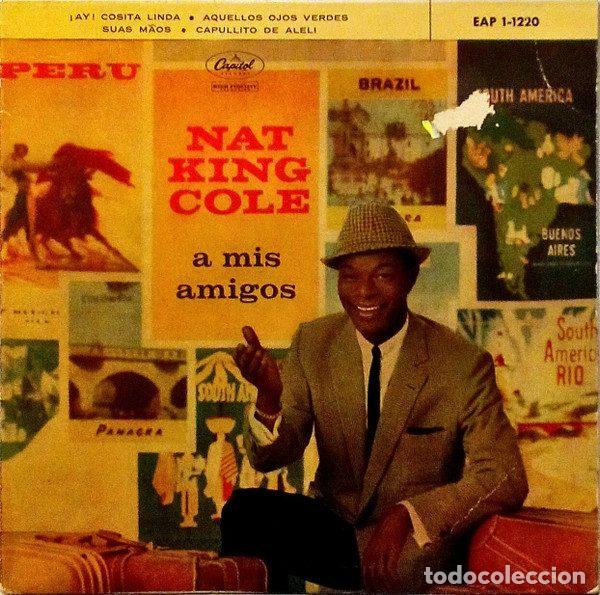 Vinyl-Schallplatten: Nat King Cole &ndash; A Mis Amigos (Vinyl, Capitol Records EAP 1-1220)