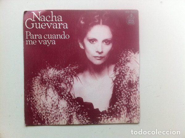 Discos de vinil: Nacha Guevara &ndash; Para Cuando Me Vaya (Vinyl, Hispavox 45-1927)