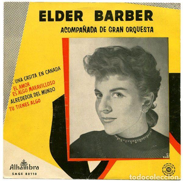 Disques de vinyle: Elder Barber Acompa&ntilde;ada De Gran Orquesta &ndash; Una Casita En Canad&aacute; (Vinyl, Alhambra SMGE 80110)