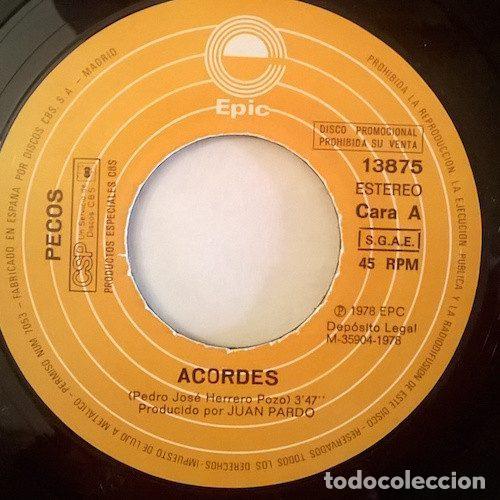 Discos de vinilo: Pecos &ndash; Acordes (Vinyl, Epic 13875) - Foto 3
