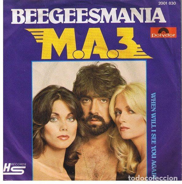 Discos de vinil: M.A.3 &ndash; Beegeesmania / When Will I See You Again (Vinyl, Polydor 2001 830)