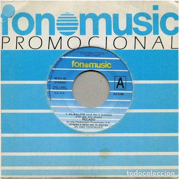Vinyl records: Pecado &ndash; Al Galope / No Puede Ser (Vinyl, Fonomusic 03.4345)