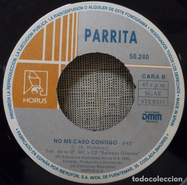 Discos de vinilo: Parrita &ndash; Una Gitana Del Rastro (Vinyl, Horus 50.240) - Foto 4