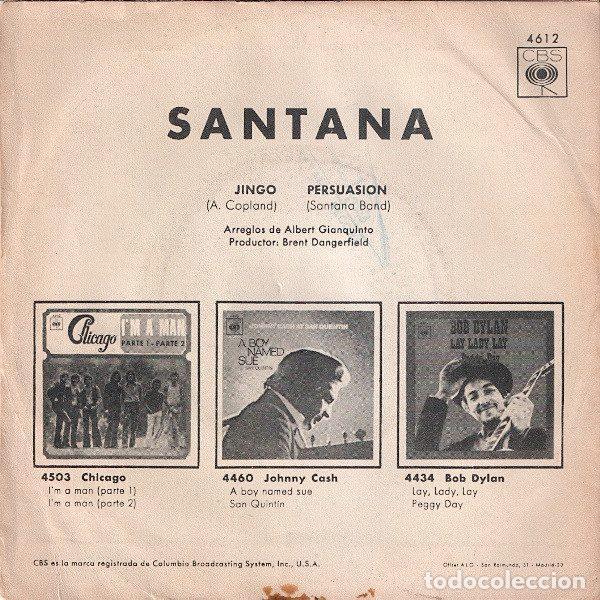 Discos de vinilo: Santana &ndash; Jingo (Vinyl, CBS 4612) - Foto 2