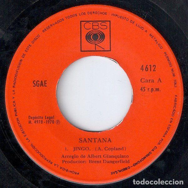 Discos de vinilo: Santana &ndash; Jingo (Vinyl, CBS 4612) - Foto 3