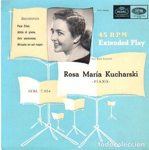 Vinyl-Schallplatten: Beethoven - Rosa Mar&iacute;a Kucharski &ndash; Para Elisa / Adi&oacute;s Al Piano / Seis Escocesas / Minueto En Sol...