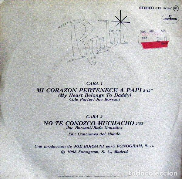 Discos de vinilo: Rubi &ndash; Mi Corazon Pertenece A Papi (Vinyl, Mercury 812 373-7) - Foto 2