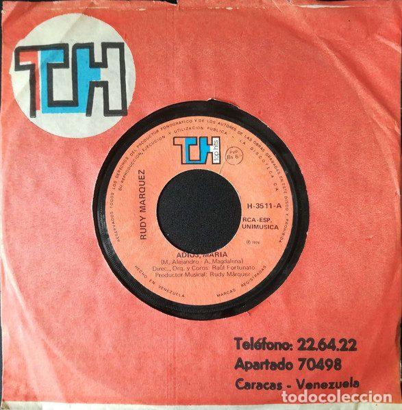Vinyl-Schallplatten: Rudy M&aacute;rquez &ndash; Adi&oacute;s, Mar&iacute;a / Las Noches (Vinyl, Top Hits H - 3511)