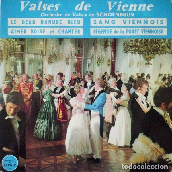 Disques de vinyle: Orchestre De Valses De Scho&euml;nbrun &ndash; Valses De Vienne (Vinyl, Disque Saphir LDP 5037)