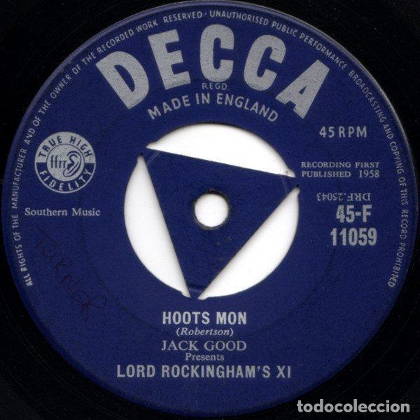 Dischi in vinile: Lord Rockingham's XI &ndash; Hoots Mon (Vinyl, Decca 45-F 11059)