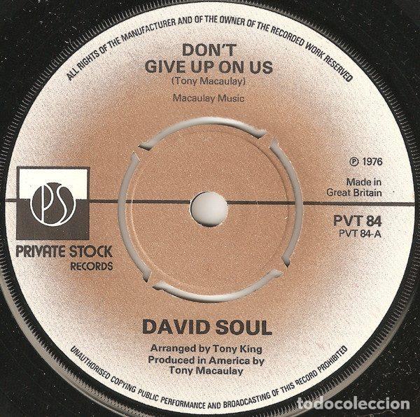 Disques de vinyle: David Soul &ndash; Don't Give Up On Us (Vinyl, Private Stock PVT 84)