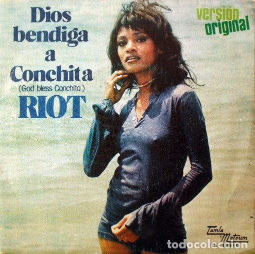 Disques de vinyle: Riot &ndash; Dios Bendiga A Conchita = God Bless Conchita (Vinyl, Tamla Motown SN-20.840)