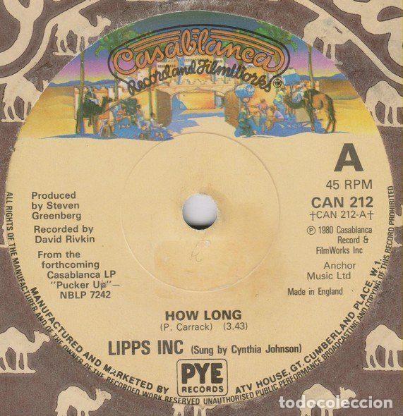 Disques de vinyle: Lipps, Inc. &ndash; How Long (Vinyl, Casablanca CAN 212)