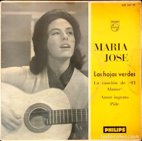 Disques de vinyle: Maria Jose Con Filippo Carletti Y Su Quinteto &ndash; Las Hojas Verdes (Vinyl, Philips 428 267 PE)