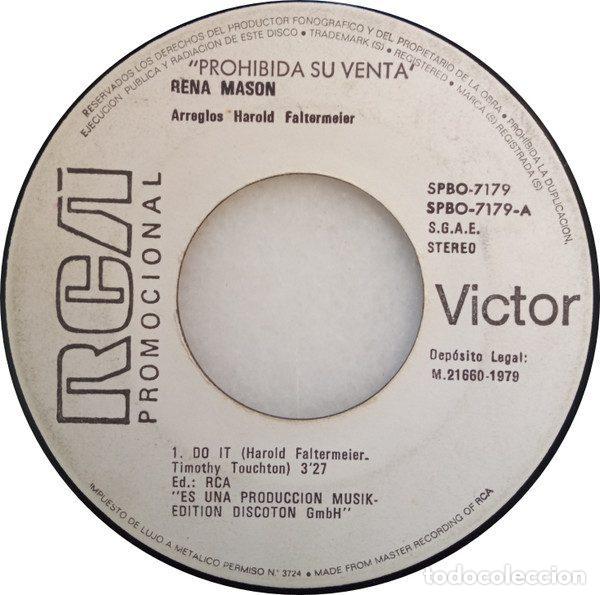 Discos de vinil: Rena Mason &ndash; Do It (Vinyl, RCA SPBO-7179)