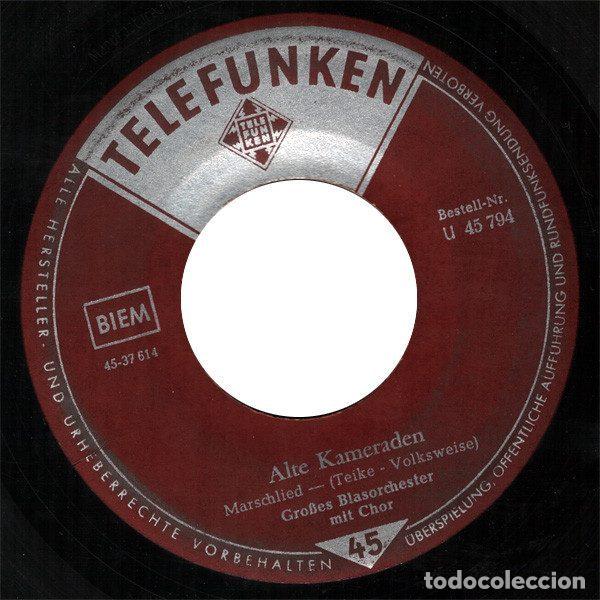 Dischi in vinile: Unknown Artist &ndash; Alte Kameraden / Schier Drei&szlig;ig Jahre Bist Du Alt (Vinyl, Telefunken U 45 794)