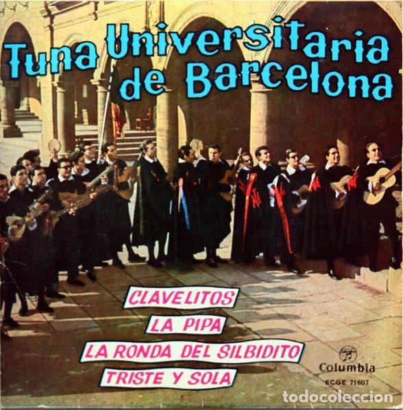 Disques de vinyle: Tuna Universitaria De Barcelona &ndash; Clavelitos / La Pipa / La Ronda Del Silbidito / Triste Y Sola...