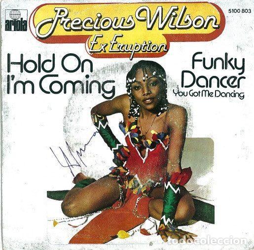 Vinyl records: Precious Wilson Ex Eruption &ndash; Hold On I'm Coming / Funky Dancer (You Got Me Dancing) (Vinyl,...