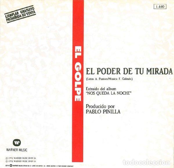 Discos de vinilo: El Golpe &ndash; El Poder De Tu Mirada (Vinyl, WEA 1440) - Foto 2