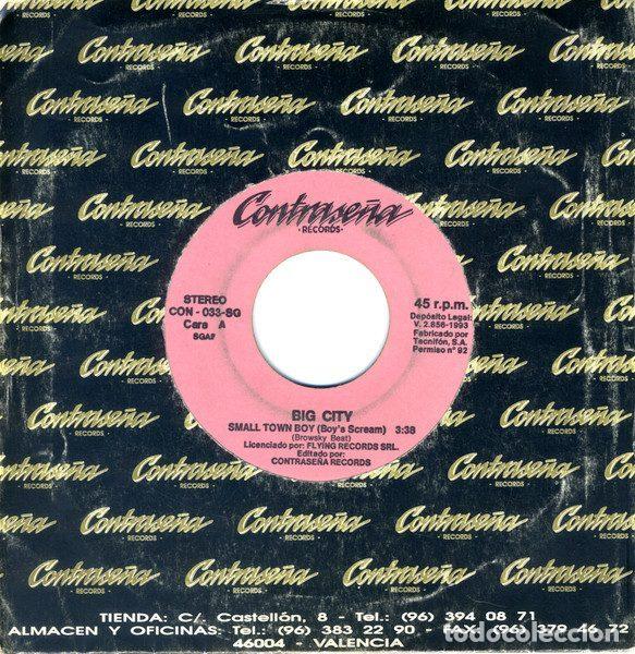 Vinyl records: Big City &ndash; Small Town Boy (Vinyl, Contrase&ntilde;a Records CON-033-SG)