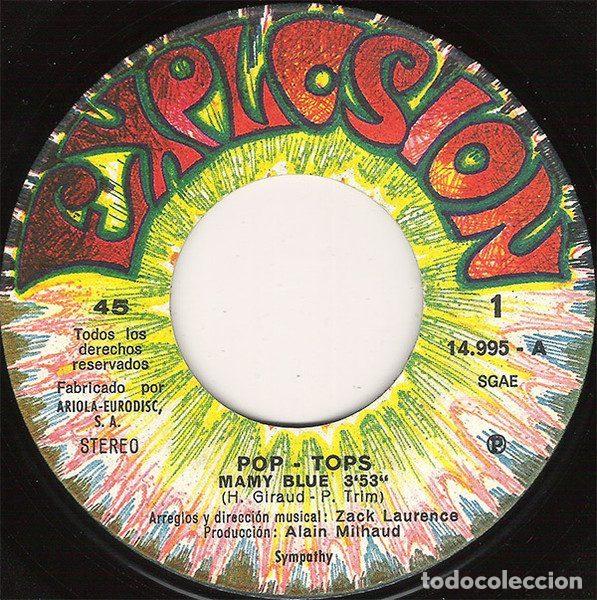 Discos de vinilo: Pop-Tops &ndash; Mamy Blue (Vinyl, Explosi&oacute;n 14.995-A) - Foto 3