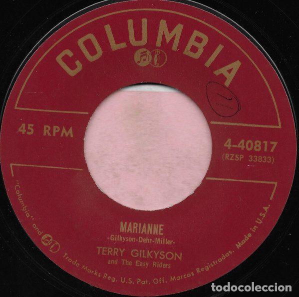 Vinyl records: Terry Gilkyson And The Easy Riders &ndash; Marianne / Goodbye Chiquita (Vinyl, Columbia 4-40817)