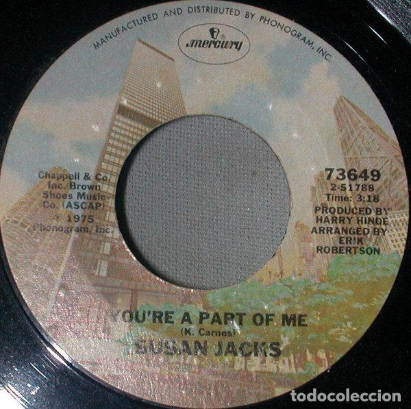 Vinyl records: Susan Jacks &ndash; You're A Part Of Me (Vinyl, Mercury 73649)